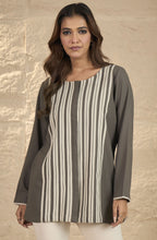 Grey Striped Shirt