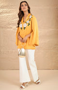 Mustard Pearl & Sequin Sunflower Shirt