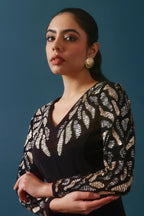 Black Sequin Dress