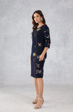 Black Embroidered Dress