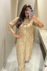 Printed Embellished Kurta Set