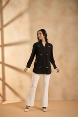 Shadow Bloom Classic Black Shirt