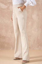 Beige Bell Bottom