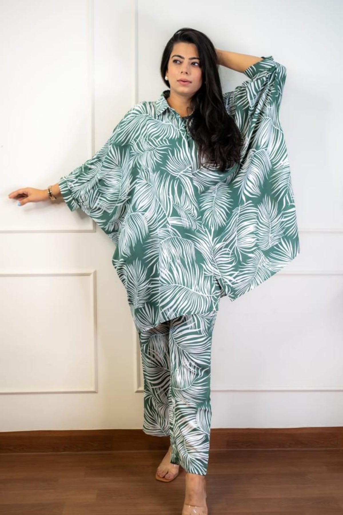 American crepe printed co-ord set