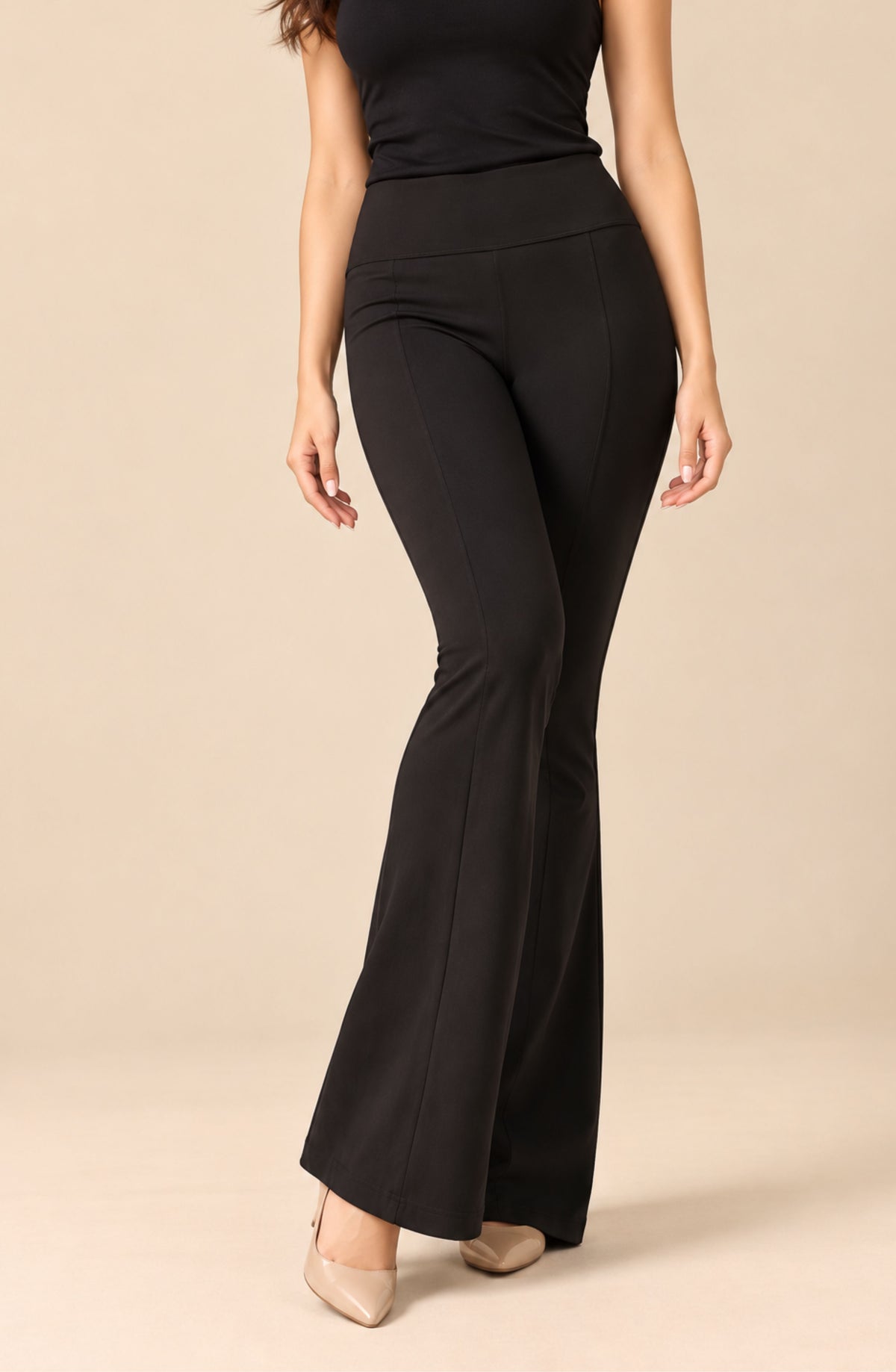Black Ultimate Comfy Flare Pants