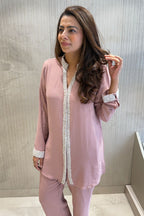 Blush Pink Embellished Co-Ord Set