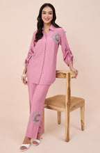 Pink Tonal Embellished Co-ord Set