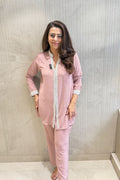 Blush Pink Embellished Co-Ord Set