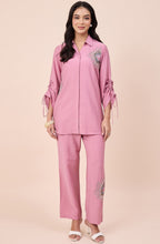 Pink Tonal Embellished Co-ord Set