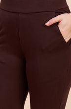 Brown Bell Bottom Pants