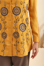 Mustard and Grey Co-ord set