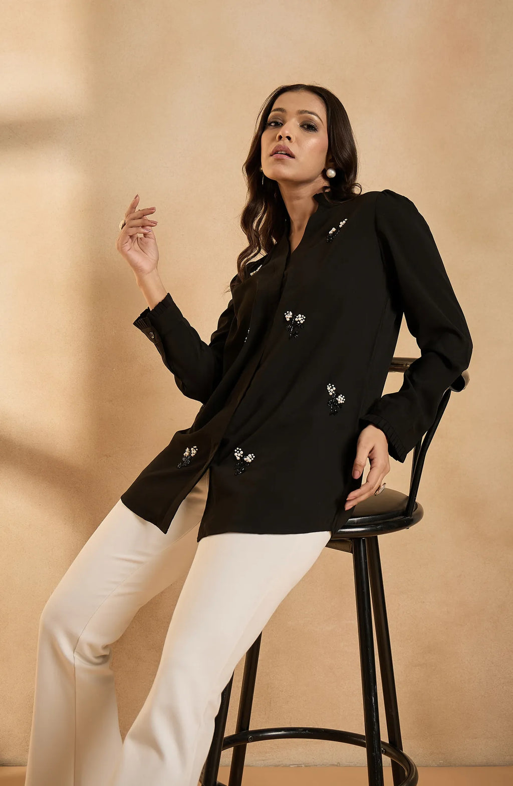 Shadow Bloom Classic Black Shirt