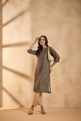 Handcrafted Printed Kurta