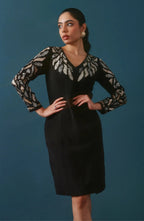 Black Sequin Dress