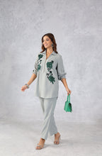 Pastel Grey Zipper Style Co-Ord Set