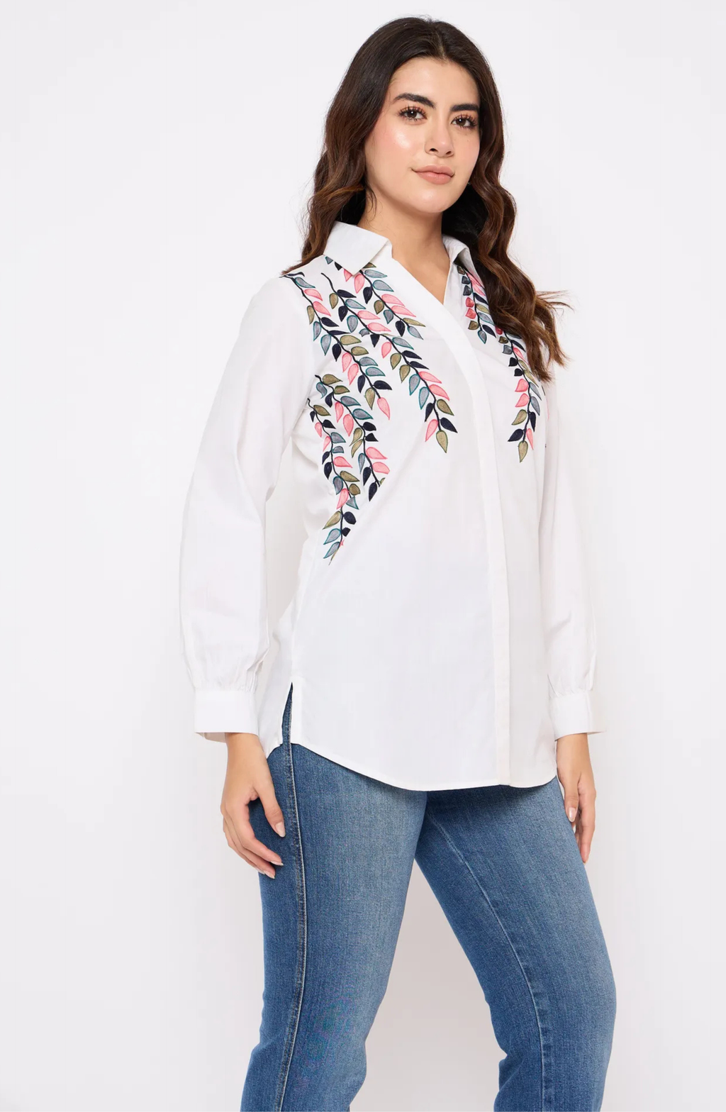 White Embroidered shirt