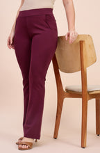Wine Maroon Bell Bottom Pants