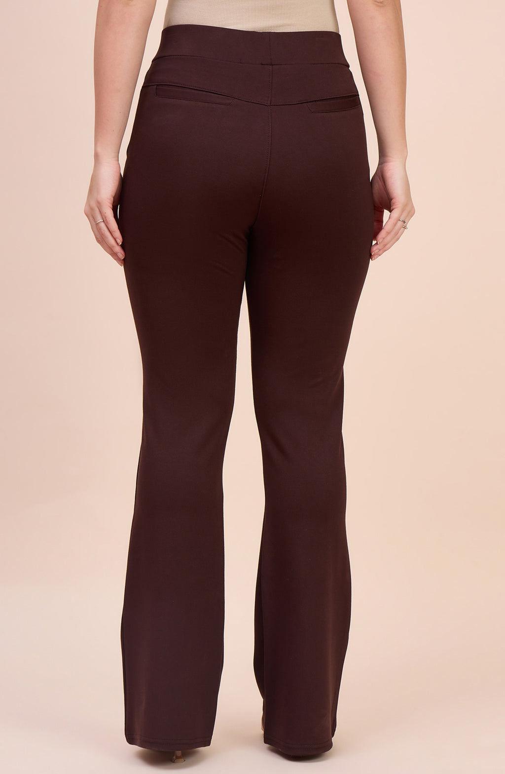 Brown Bell Bottom Pants