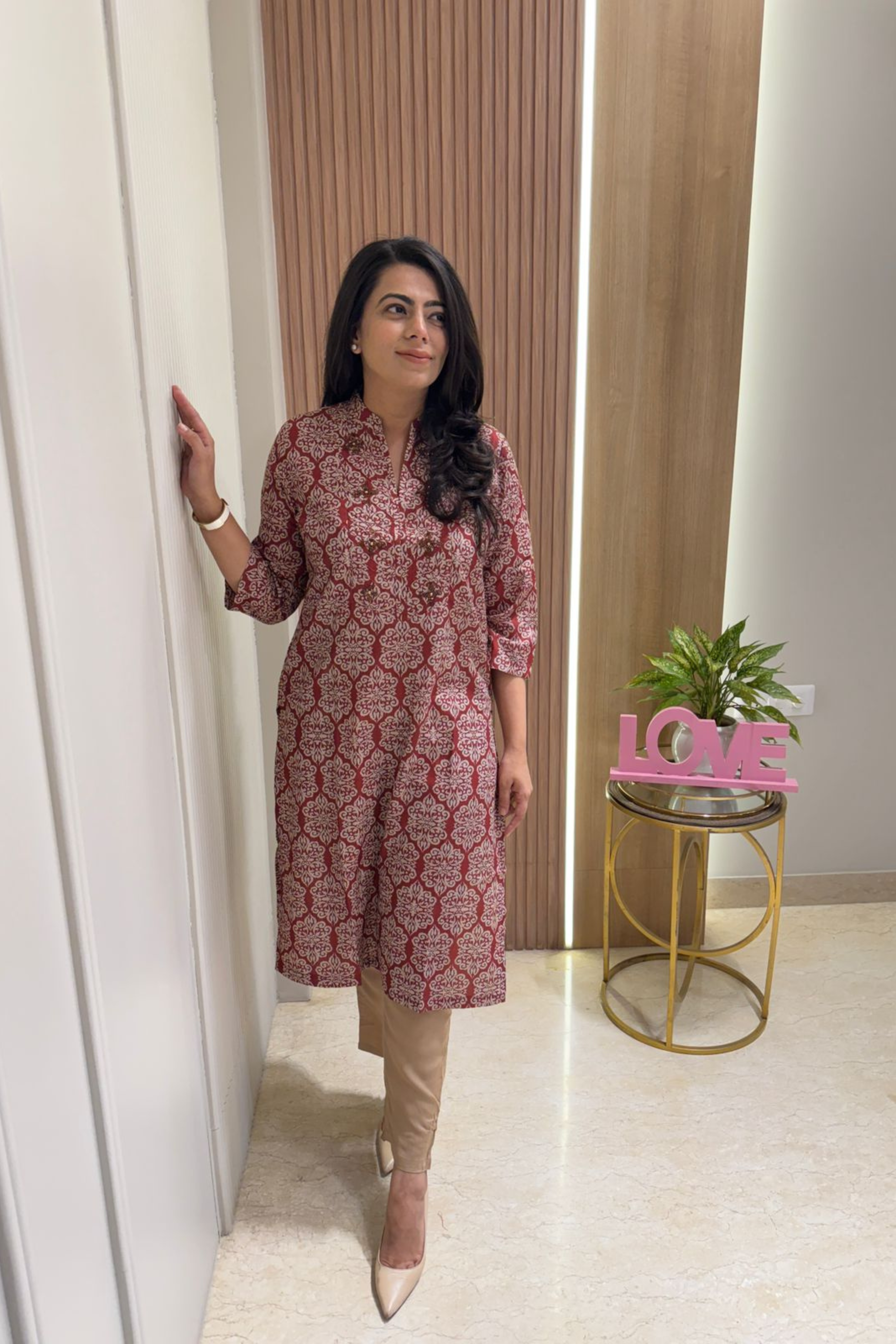 Unveiling Elegance printed kurta