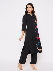 Classic Black Kurta Set