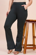 Dark Green Bell Bottom Pants