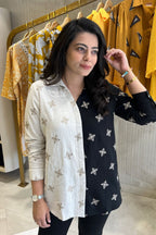 Cotton Linen Contrast Shirt