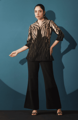 Black & Gold Co-ord Set