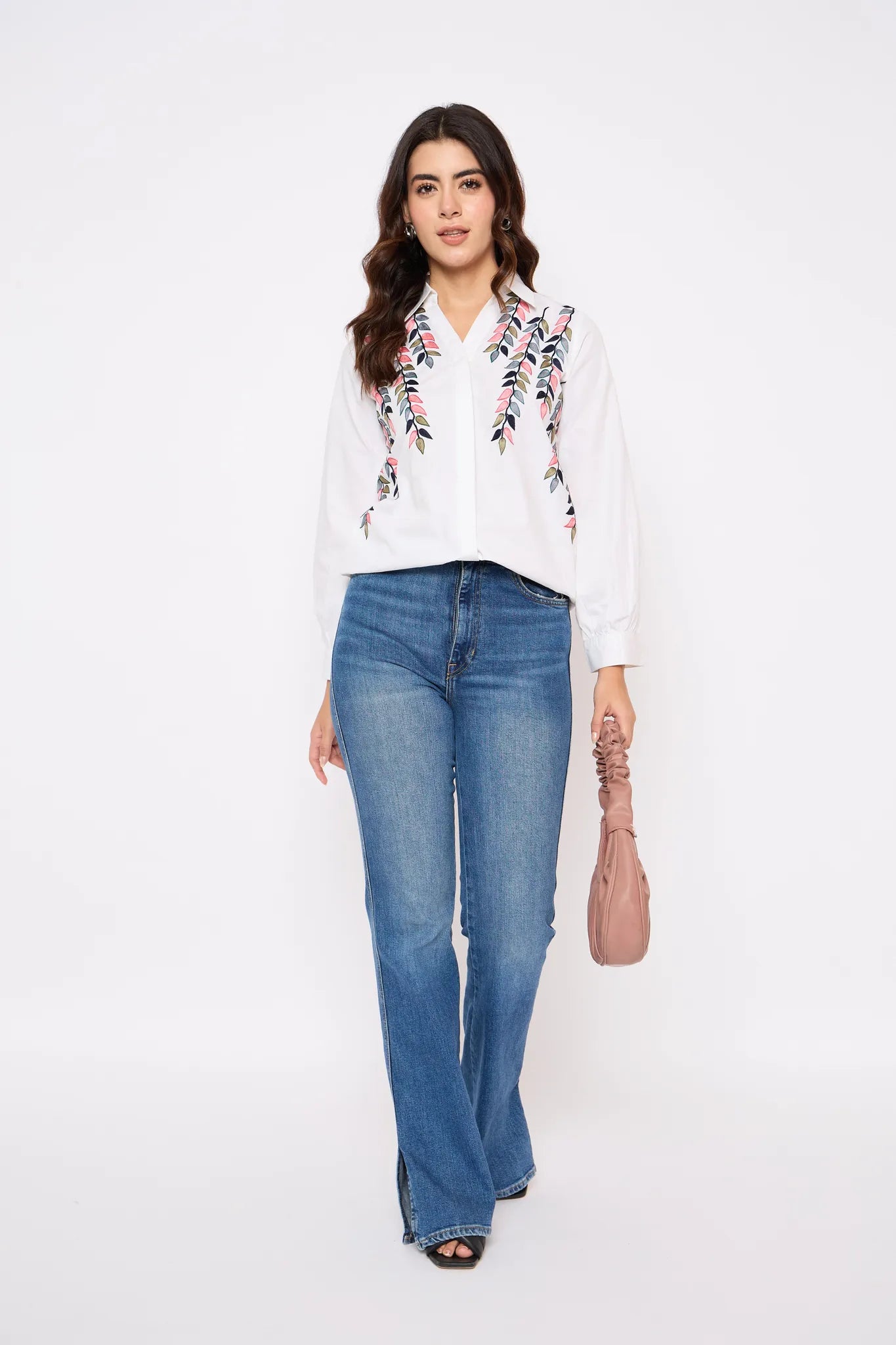 White Embroidered shirt