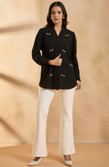 Shadow Bloom Classic Black Shirt