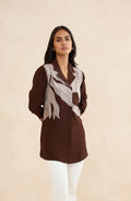 Mocha Muse Embroidered Shirt