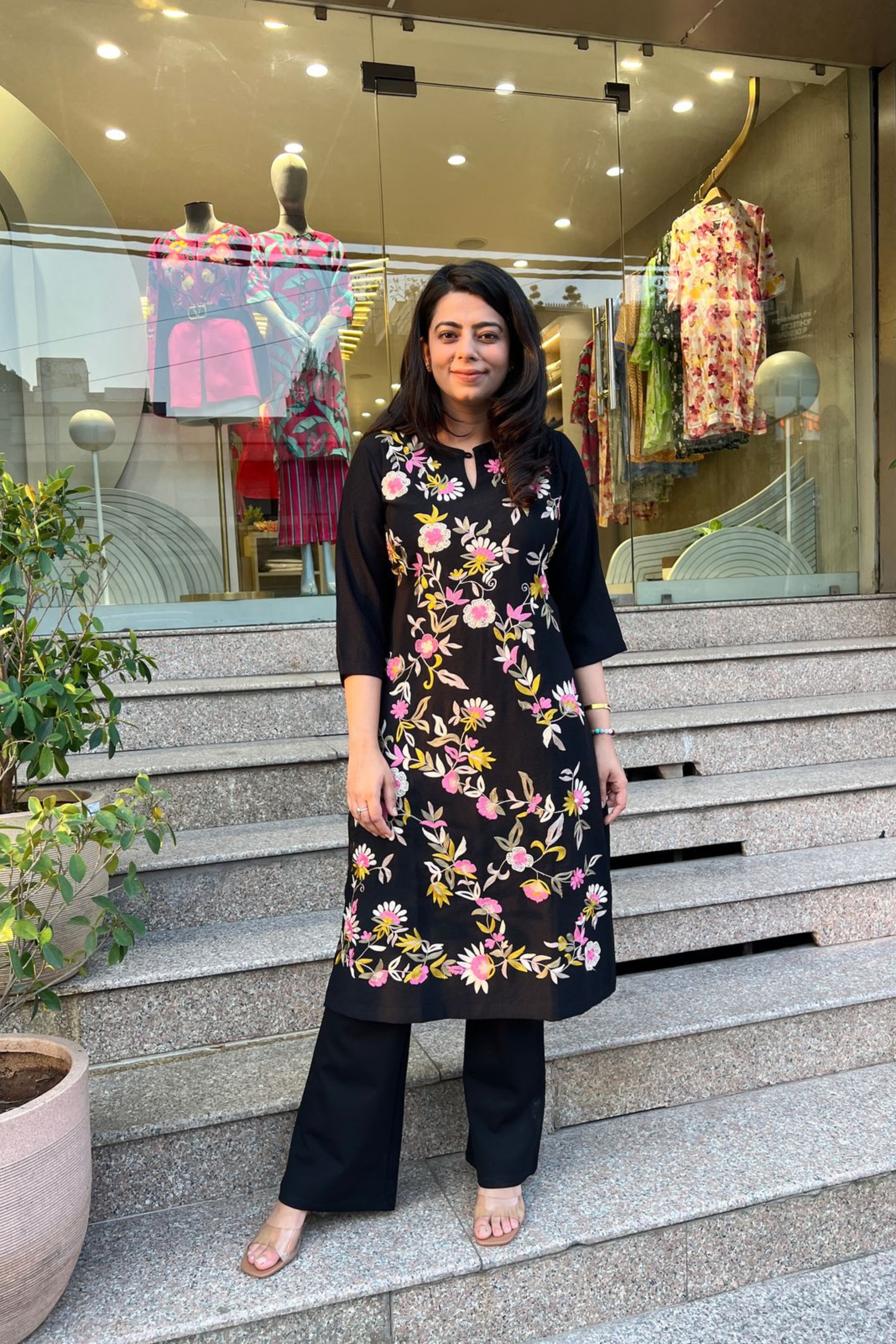 Graceful Black Kurta Set
