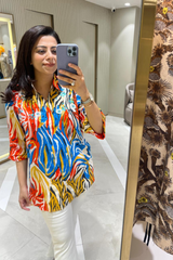 Funky Colourful Printed Shirt
