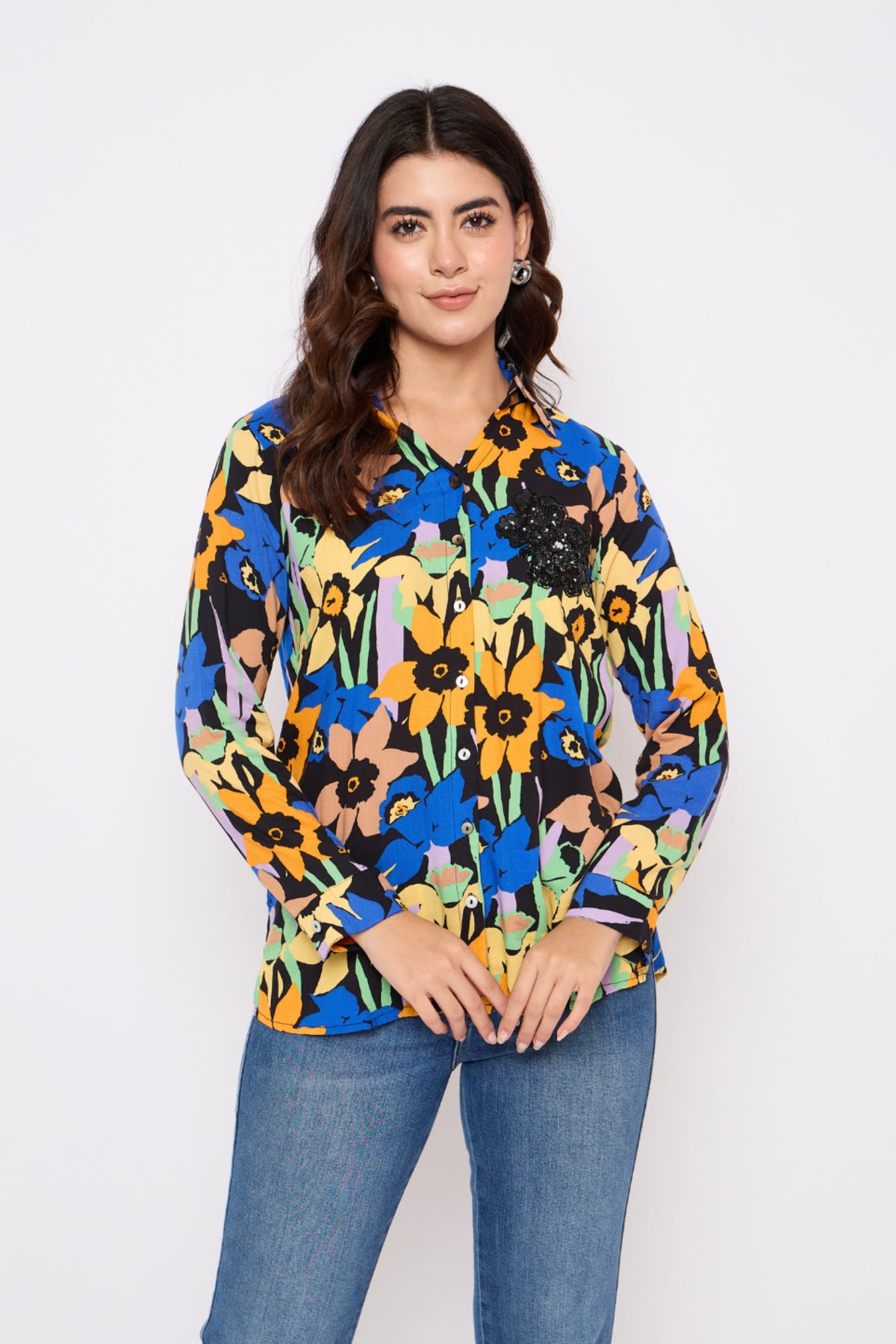Colourful Printed Shirt