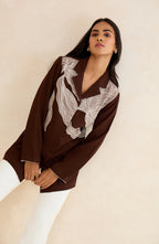 Mocha Muse Embroidered Shirt
