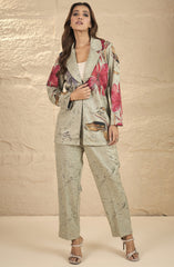 Woolen Floral Co-ord Set