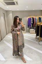 Woolen Floral Printed Kurta Set
