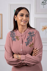 Pink Embellished Shirt