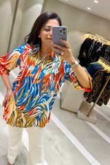 Funky Colourful Printed Shirt