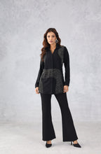 Chic Black Embellished Shirt
