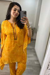 Yellow Kaftan Set