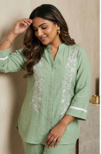Green Floral Embellished Co-Ord Set
