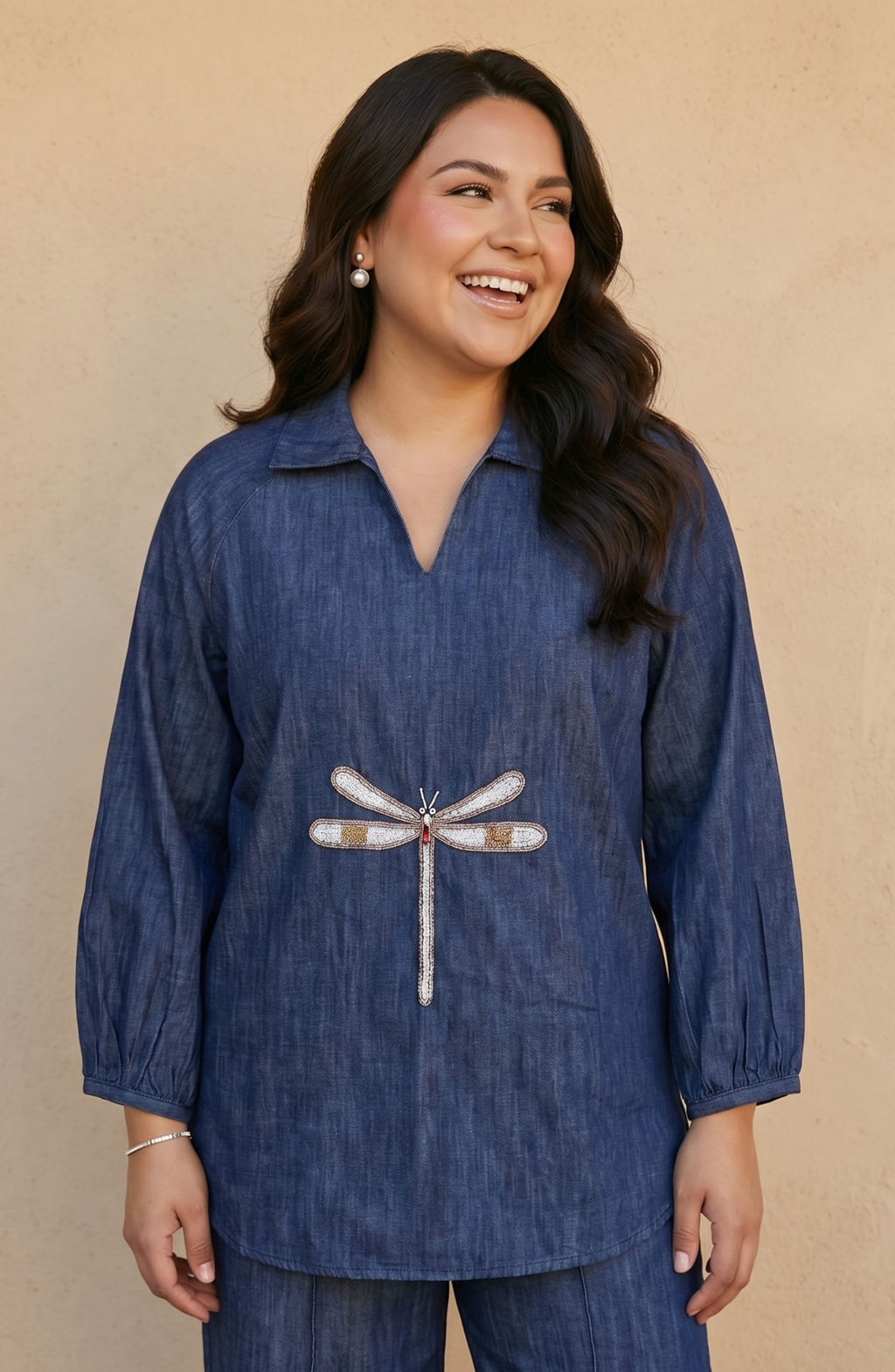 Indigo Denim Blue Co-Ord Set