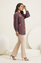 Mauve Embellished Shirt