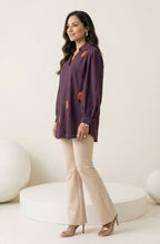 Mauve Embellished Shirt