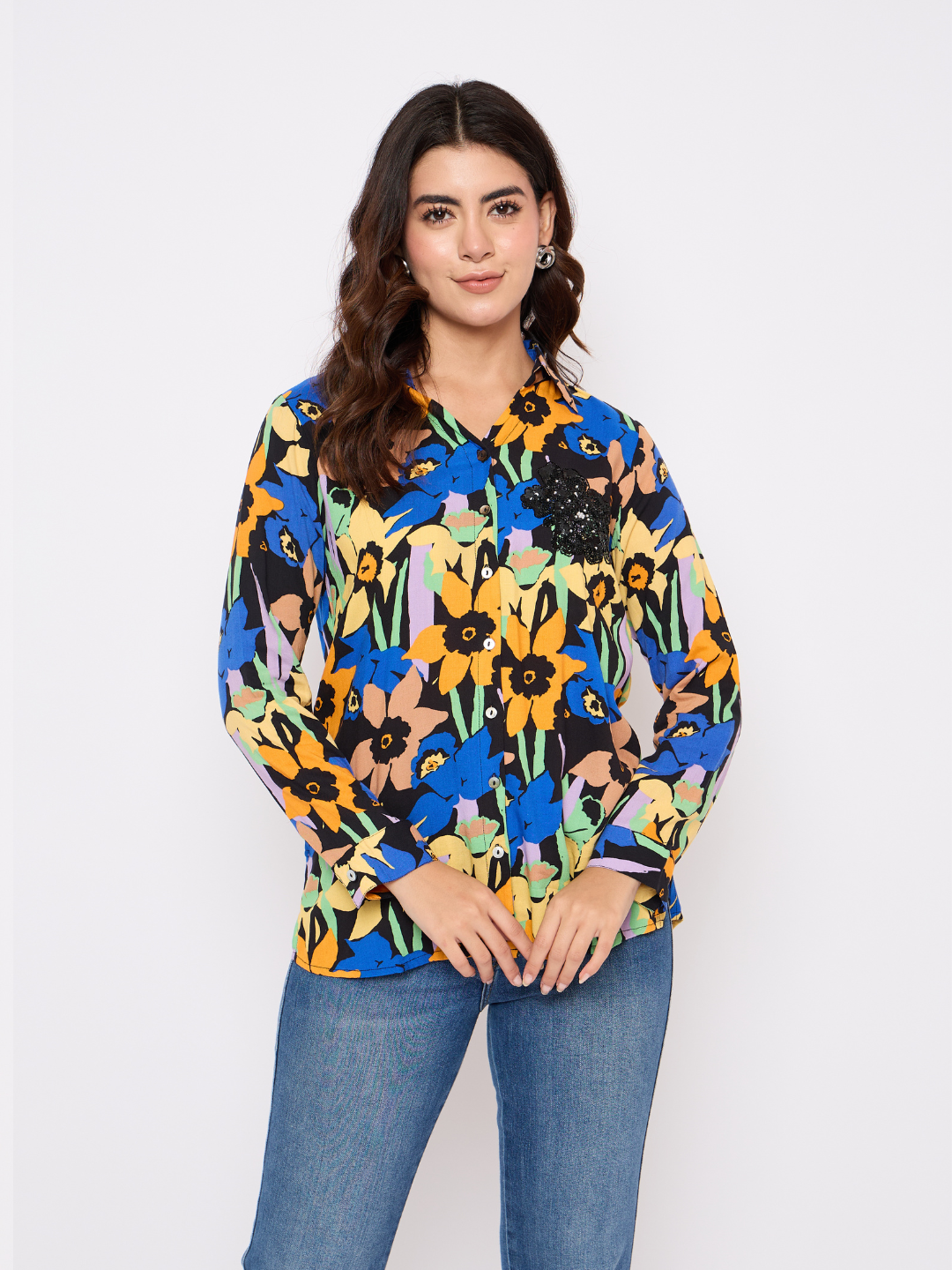 Colourful Printed Shirt